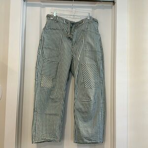 Free People We the Free railroad stripe Moxie jeans